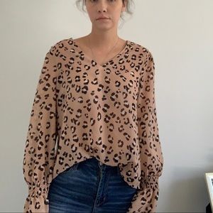 Leopard blouse